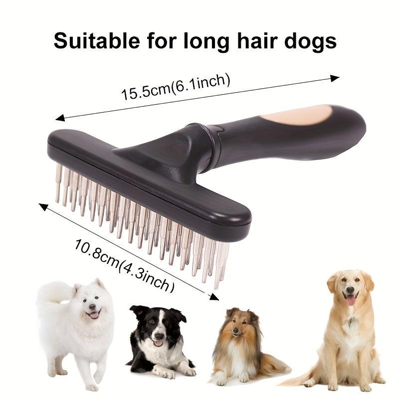 Pet Hair Removal Comb Rake Brush for Dog & Cat Grooming