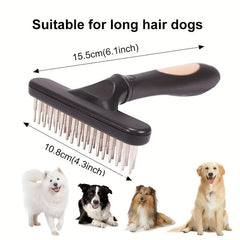 Pet Hair Removal Comb Rake Brush for Dog & Cat Grooming