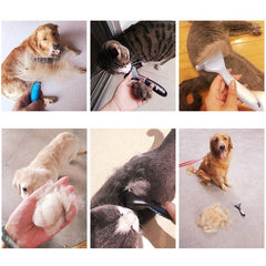 Pet Hair Removal Brush for Dogs and Cats, Grooming Comb