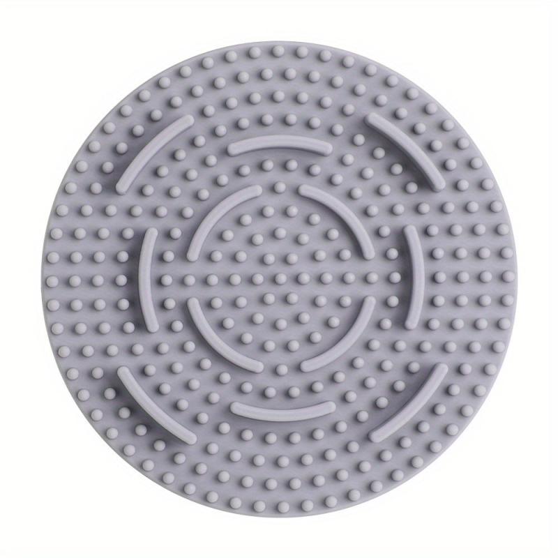 2pcs Round Soft Silicone Pet Slow Feeder
