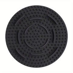 2pcs Round Soft Silicone Pet Slow Feeder
