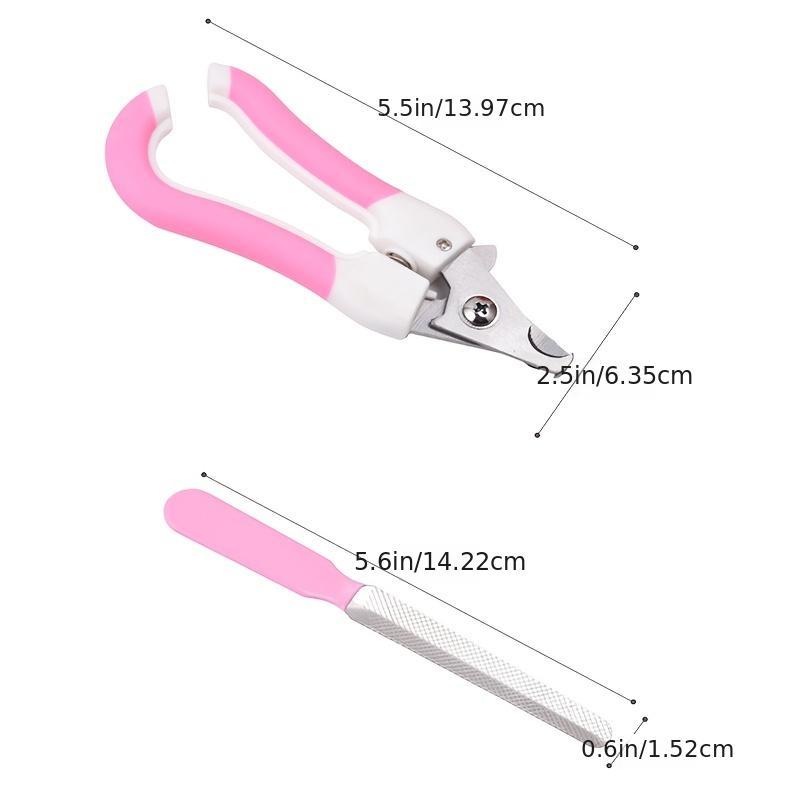 Stainless Steel Nail Clipper Set for Pets