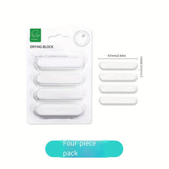 4pcs Pet Food Diatomite Desiccant Storage Bucket Vacuum Seal Dehumidification