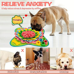 Sunflower Dog Snuffle Mat Slow Feeding Toy