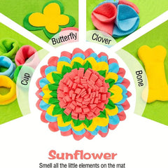 Sunflower Dog Snuffle Mat Slow Feeding Toy