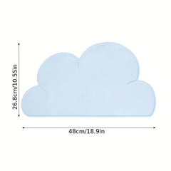 Cloud Silicone Pet Placemat for Dog & Cat Leak Proof Water Prof Cat Feeding Mat