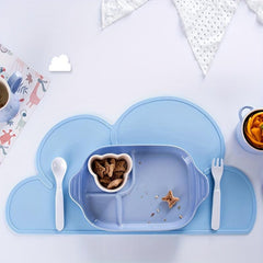 Cloud Silicone Pet Placemat for Dog & Cat Leak Proof Water Prof Cat Feeding Mat