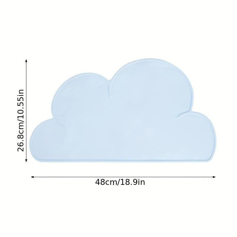 Cloud Silicone Pet Placemat for Dog & Cat Leak Proof Water Prof Cat Feeding Mat