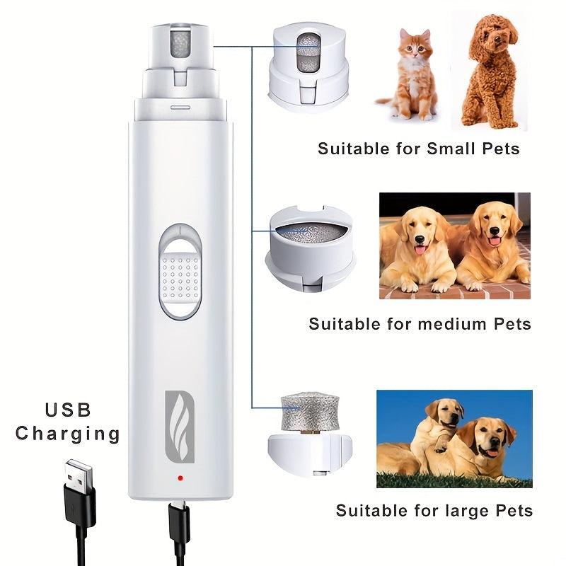 Pet Nail Grinder for Dogs & Cats - Grooming Tool for Paws