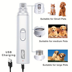 Pet Nail Grinder for Dogs & Cats - Grooming Tool for Paws