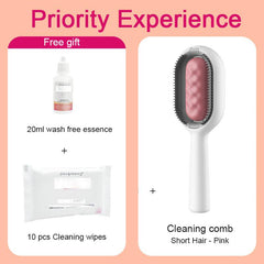 4-in-1 Pet Grooming Comb with Water Tank, Double Sided Hair Removal Brush