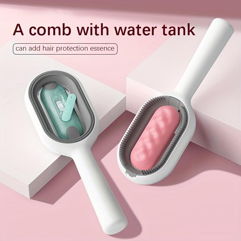 4-in-1 Pet Grooming Comb with Water Tank, Double Sided Hair Removal Brush