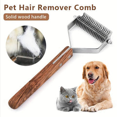 Professional Pet Dematting Comb & Shedding Brush for Dogs and Cats