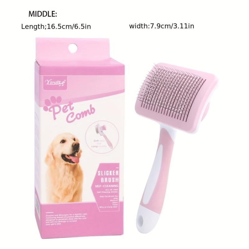 Pet Massage Comb for Shedding & Grooming - Dog & Cat Grooming Tool