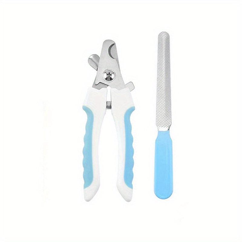 Pet Nail Clippers With Safety Guard & Nail File