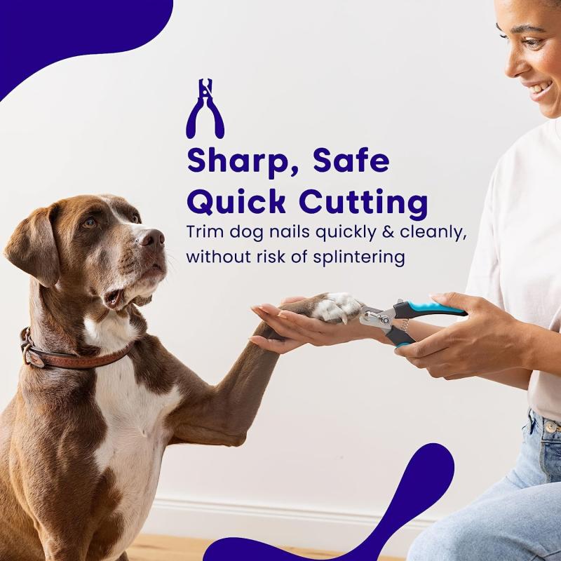 Pet Nail Clippers With Safety Guard & Nail File