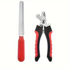 Pet Nail Clippers With Safety Guard & Nail File