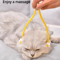 Interactive Cat Grooming & Massage Tool with Face & Leg Massage