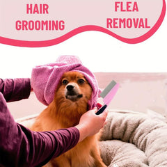 5 Pack Pet Grooming Set Hair Removal Comb For Dog Flea Comb