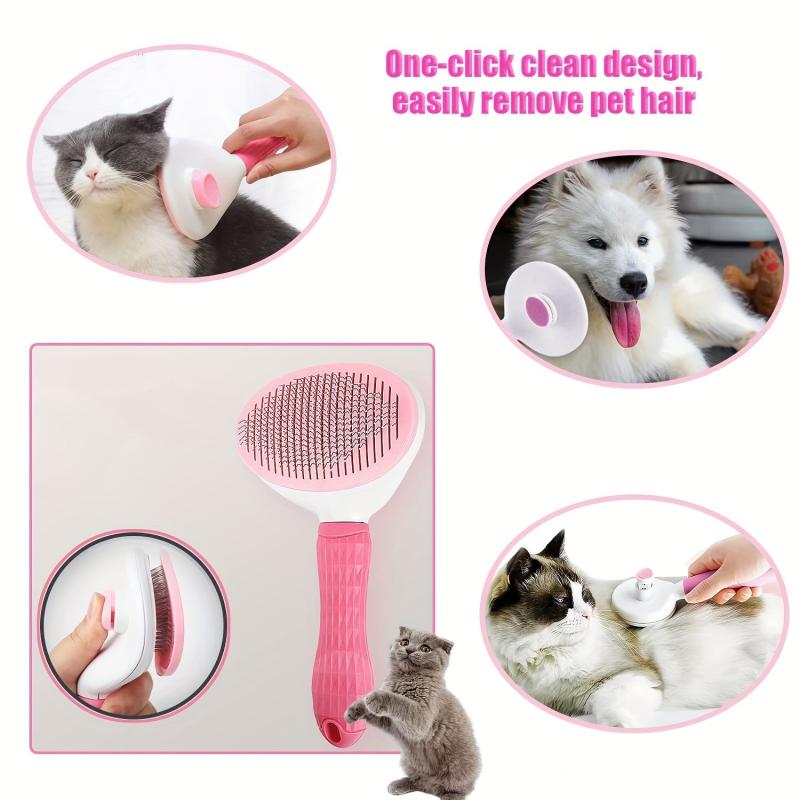 5 Pack Pet Grooming Set Hair Removal Comb For Dog Flea Comb