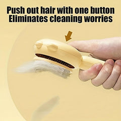 Pet Hair Comb for Dogs and Cats Removes Fleas Tear Stains Grooms Cleans