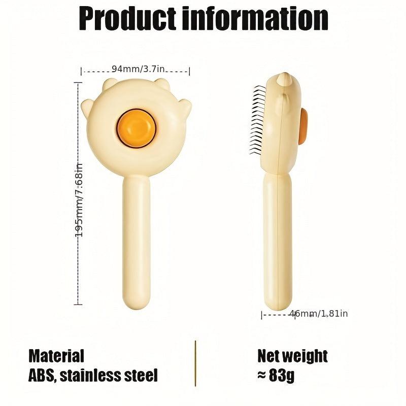Pet Hair Comb for Dogs and Cats Removes Fleas Tear Stains Grooms Cleans