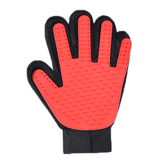 Dog Hair Removal Glove and Slicker Brush Set
