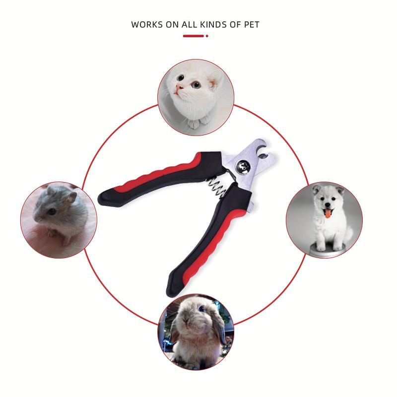 2pcs Pet Nail Scissors Set Cat & Dog Clippers Small Medium Large Pets