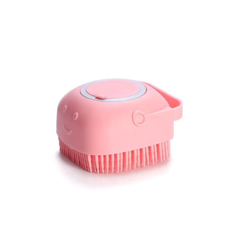 Silicone Bath Brush Liquid Filling Pet Massage Shampoo Brush