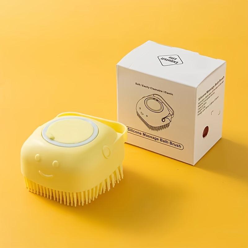 Silicone Bath Brush Liquid Filling Pet Massage Shampoo Brush