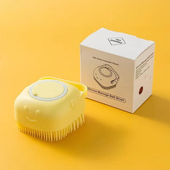 Silicone Bath Brush Liquid Filling Pet Massage Shampoo Brush