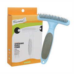 Professional Pet Grooming Rake & Shedding Comb for Flawless Coat