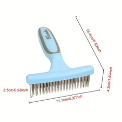 Professional Pet Grooming Rake & Shedding Comb for Flawless Coat