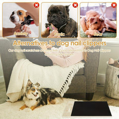 Wooden Dog Nail File Board Sandpaper Dog Scratch Board