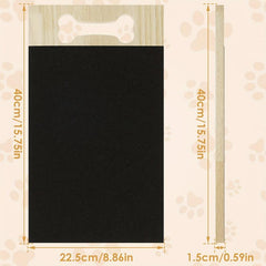 Wooden Dog Nail File Board Sandpaper Dog Scratch Board