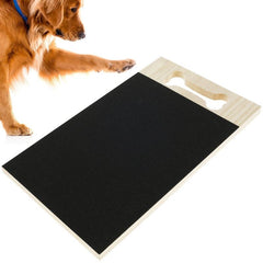 Wooden Dog Nail File Board Sandpaper Dog Scratch Board