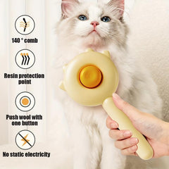 Cat Grooming Tool Pet Comb Hair Cleaner Brush For Cats Dogs