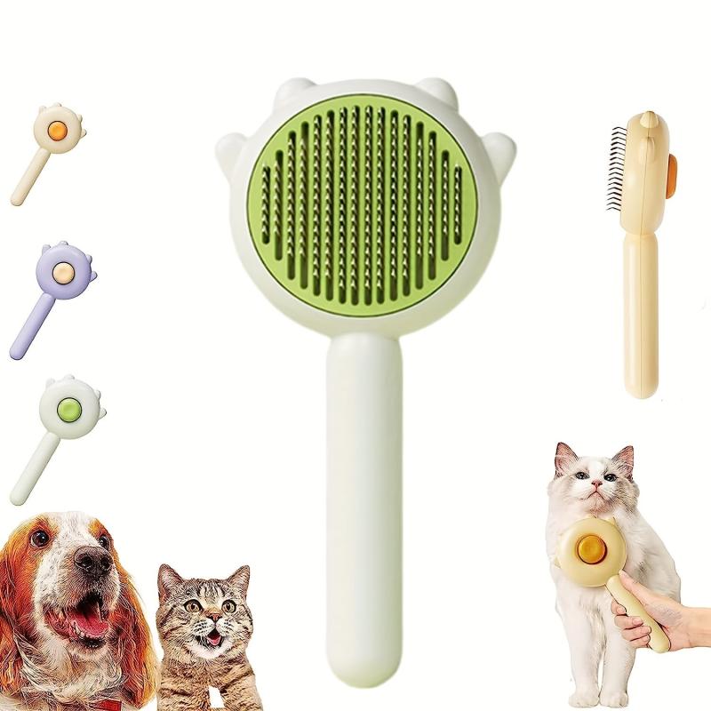 Cat Grooming Tool Pet Comb Hair Cleaner Brush For Cats Dogs