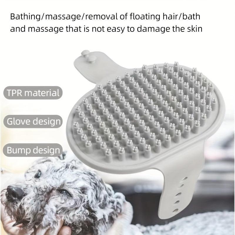 Pet Bathing Brush Dogs Cats Massage Gloves Hair Removal Brush