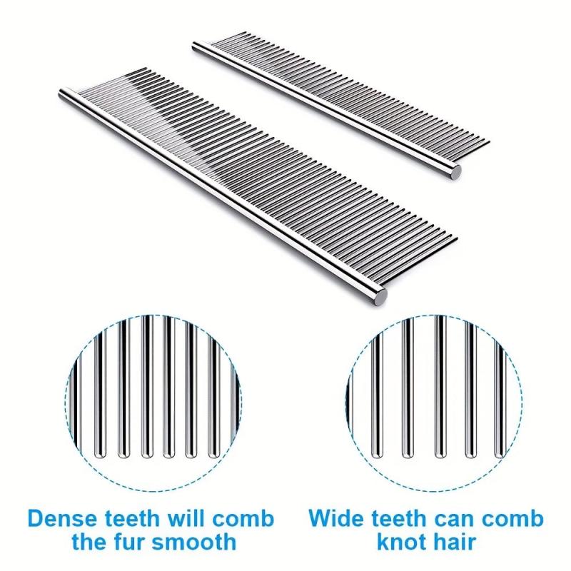 Stainless Steel Hair Removal Comb for Dogs and Cats