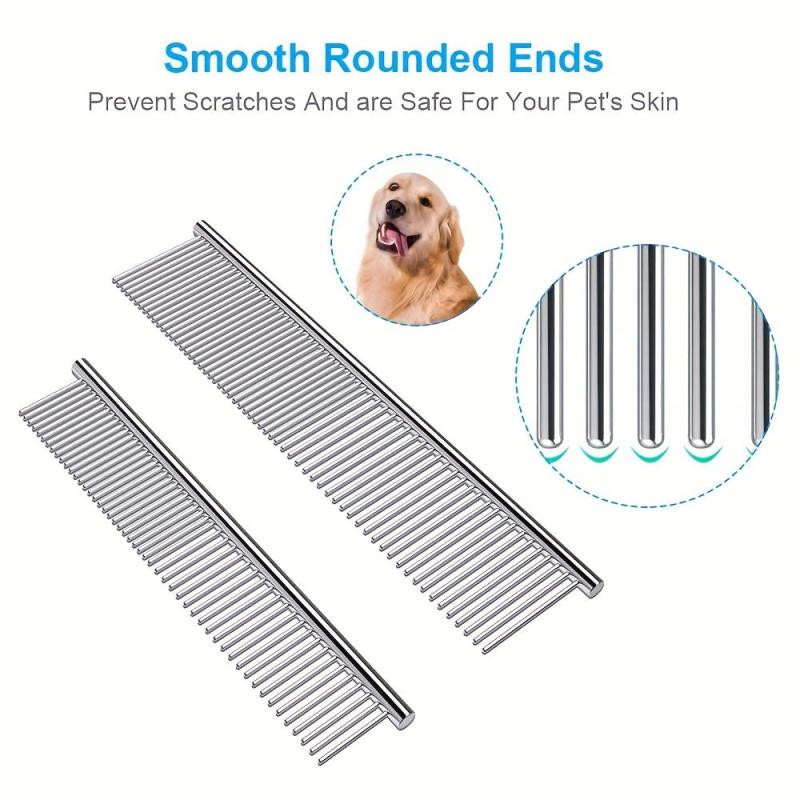Stainless Steel Hair Removal Comb for Dogs and Cats