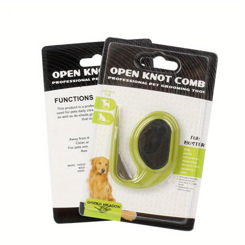 Durable Open Knot Comb for Pets - Hair Cleaning Supplies for Dogs and Cats