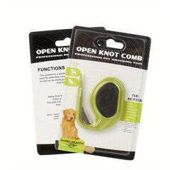Durable Open Knot Comb for Pets - Hair Cleaning Supplies for Dogs and Cats