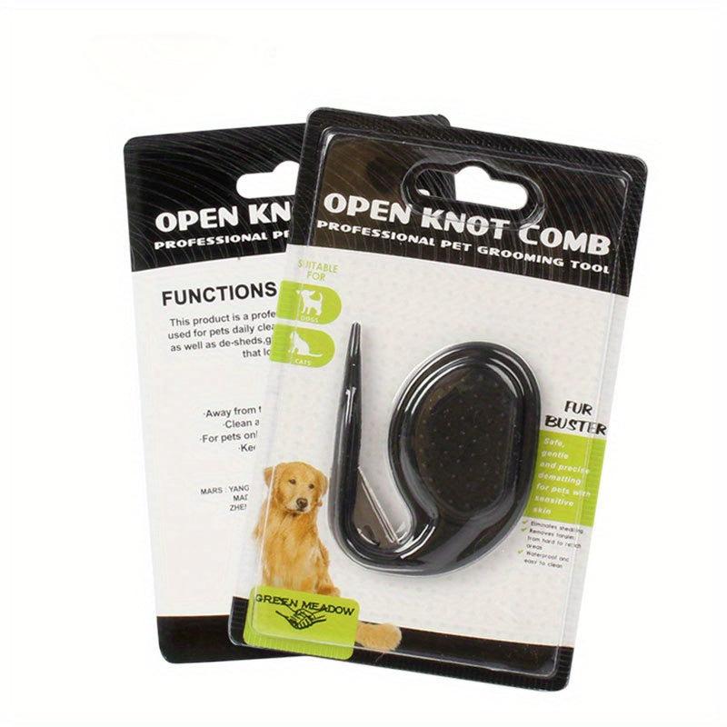 Durable Open Knot Comb for Pets - Hair Cleaning Supplies for Dogs and Cats