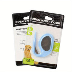 Durable Open Knot Comb for Pets - Hair Cleaning Supplies for Dogs and Cats