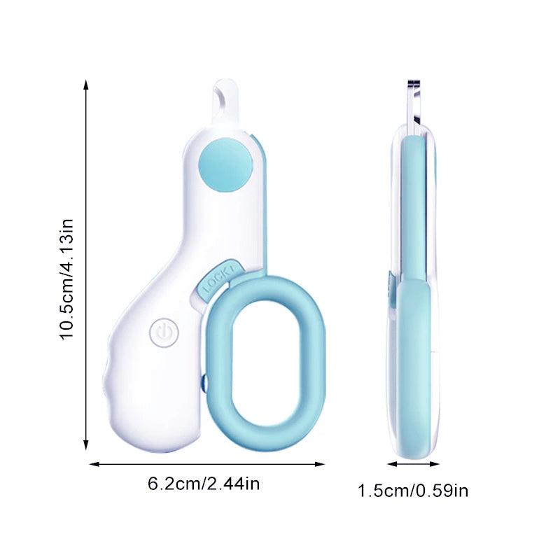 LED Light Pet Nail Clipper for Cat and Dog Grooming