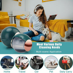 Reusable Mini Gel Lint Roller for Clothes & Pet Hair Removal