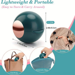 Reusable Mini Gel Lint Roller for Clothes & Pet Hair Removal