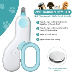 Cat Nail Clippers For Small Dog & Cat Pet Claws Scissors Trimmer