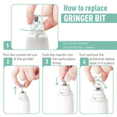 5pcs Dog Nail Grinder Replacement Head Painless Grooming for Dogs & Cats